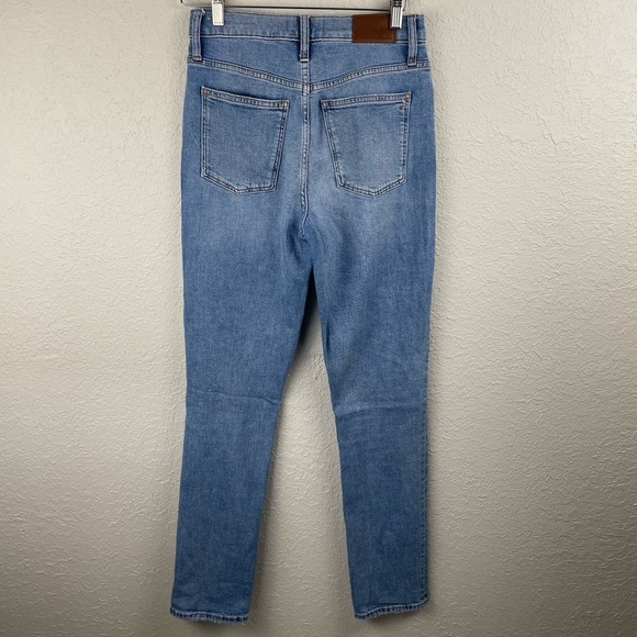 Madewell The High-Rise Slim Boyjean in Summit Wash: Summerweight Edition Size 25 - Picture 3 of 8